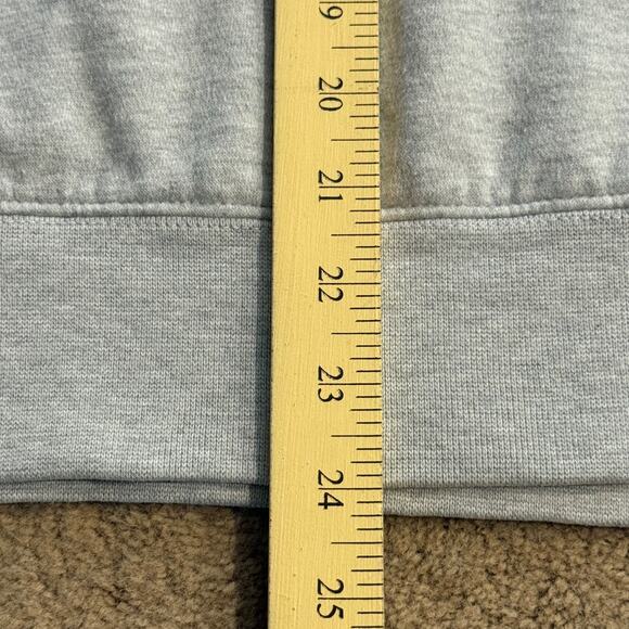 Jersey Shore Hoodie Unisex Gray Heavy Sweatshirt Embroidered Letters Size M - Picture 5 of 7